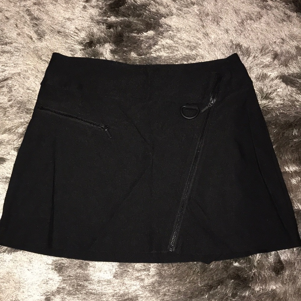 Silence + Noise black mini skirt